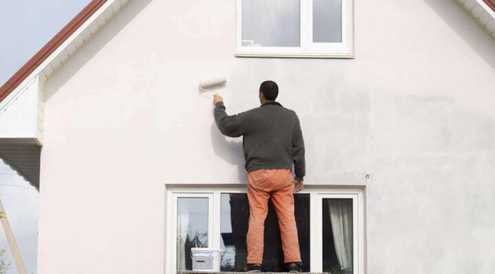 Peinture décorative extérieure