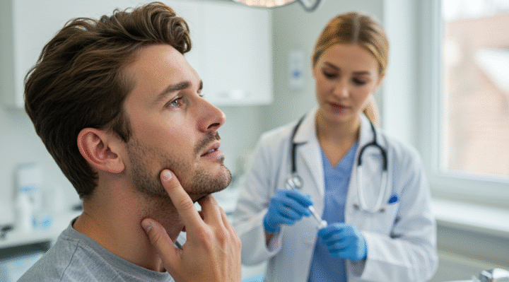 Douleur à la mâchoire