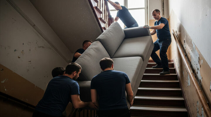 Déménagement sans ascenseur