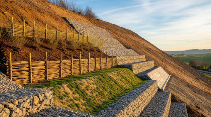 Terrassement en pente forte