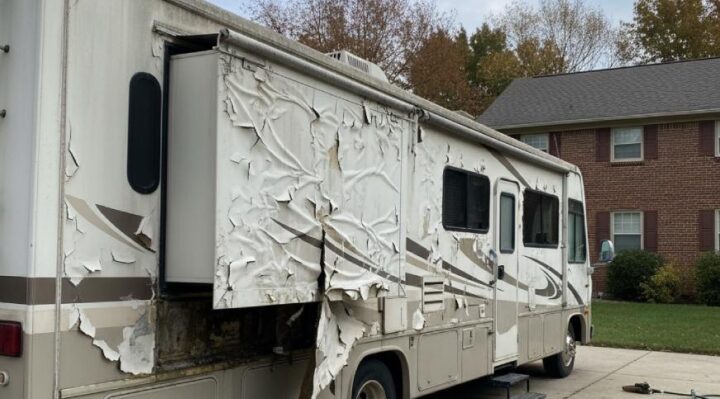 Délaminage de camping-car