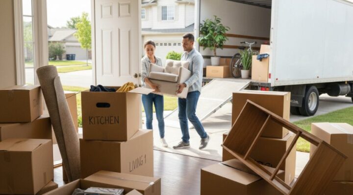 Déménageurs professionnels