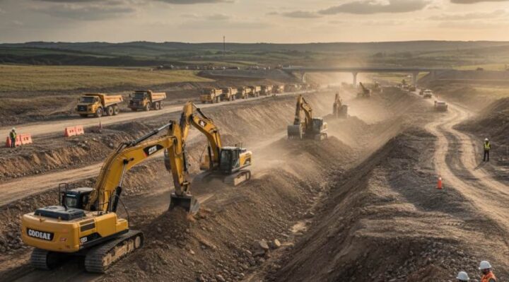 Travaux d'excavation