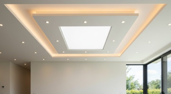 Pose de faux plafond