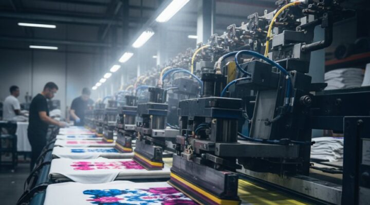 Usine d'impression textile