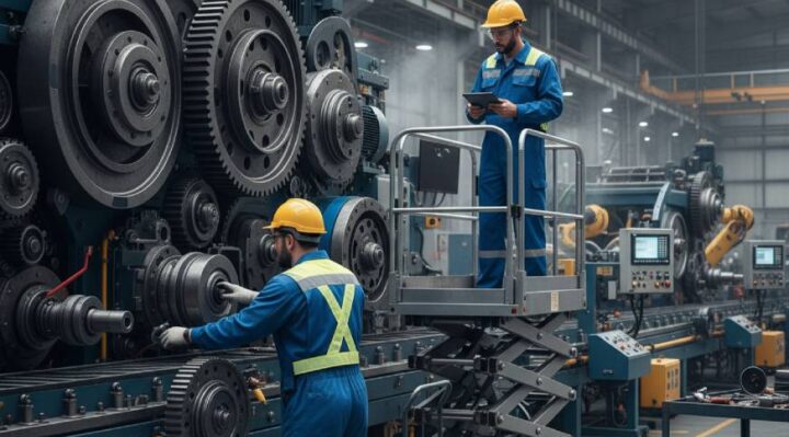 Travaux de maintenance industrielle