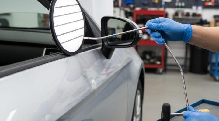 Débosselage de carrosserie