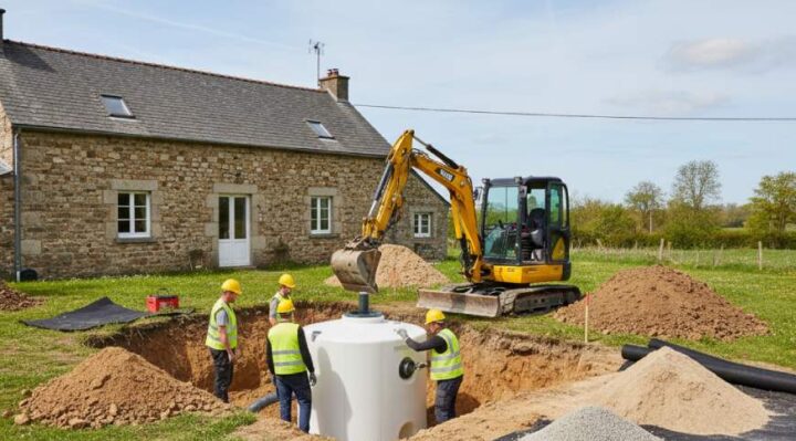 Travaux d'assainissement individuel