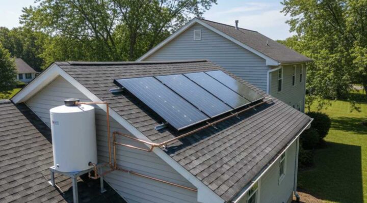 Pose de chauffe-eau solaire