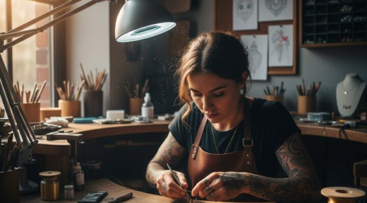 Fabrication de bijoux artisanaux