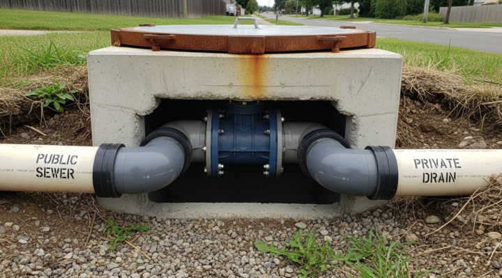 Boîte de branchement assainissement