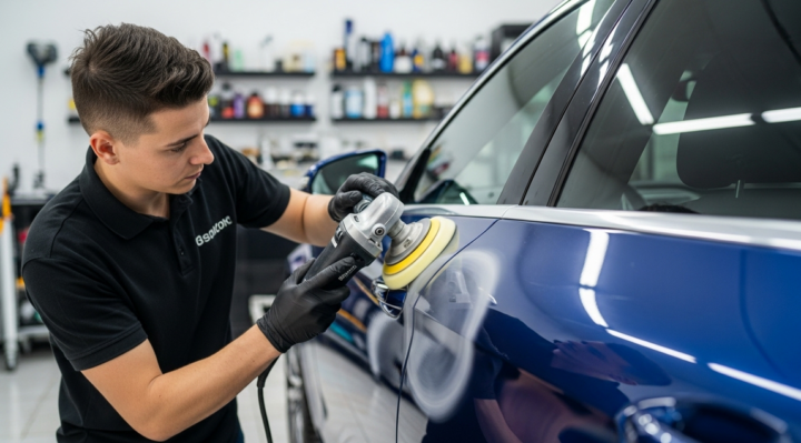 Polissage de carrosserie