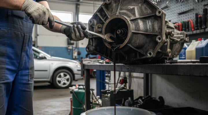 Vidanger une boîte de vitesses